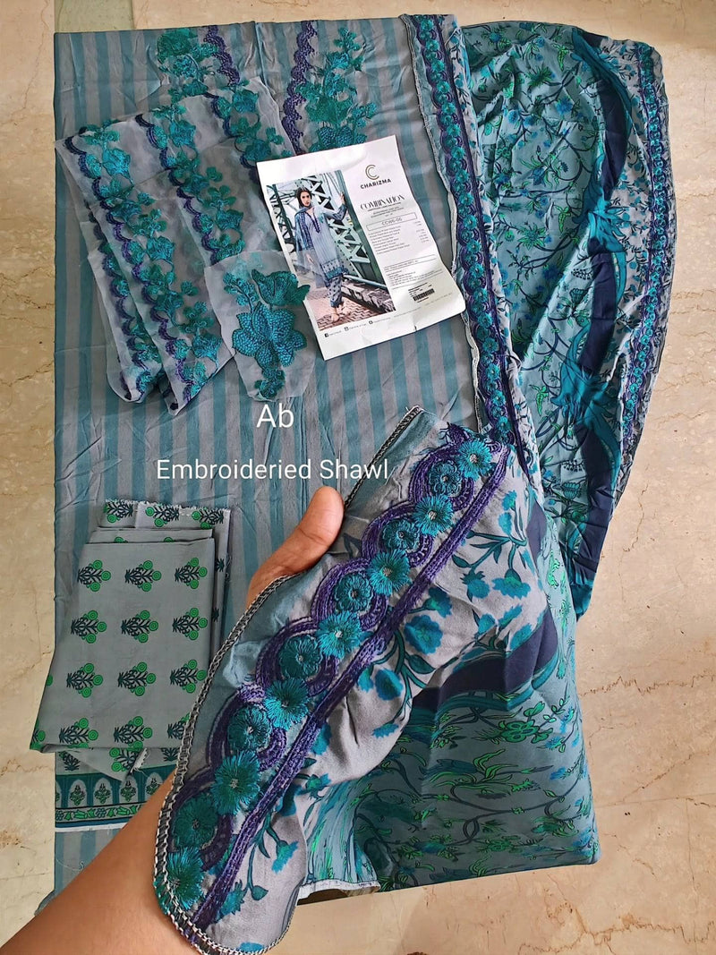 Open Pic/Charizma Combination Linen/Irish Linen Shawl