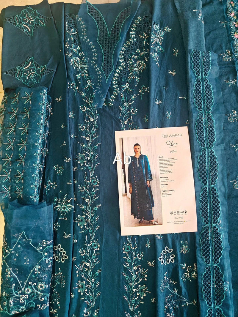 Open Pic/Qalamkar Q Line Linen 25/Lush/KL 05