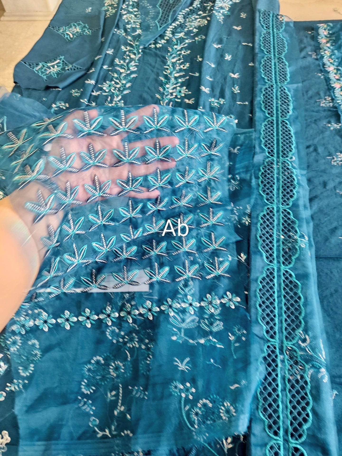 Open Pic/Qalamkar Q Line Linen 25/Lush/KL 05