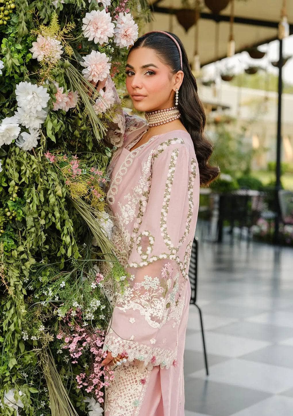 Elaf Luxury Lawn 25/ELH-3B OH MY ROSE/Tea Pink