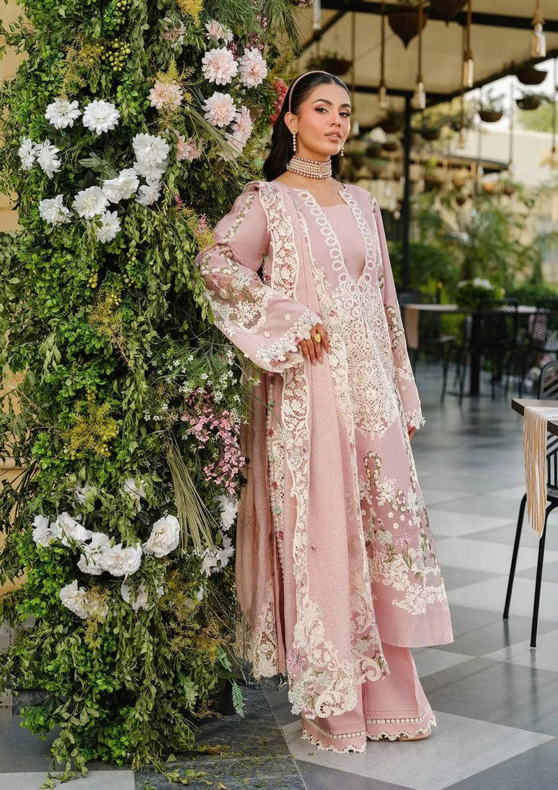 Elaf Luxury Lawn 25/ELH-3B OH MY ROSE/Tea Pink