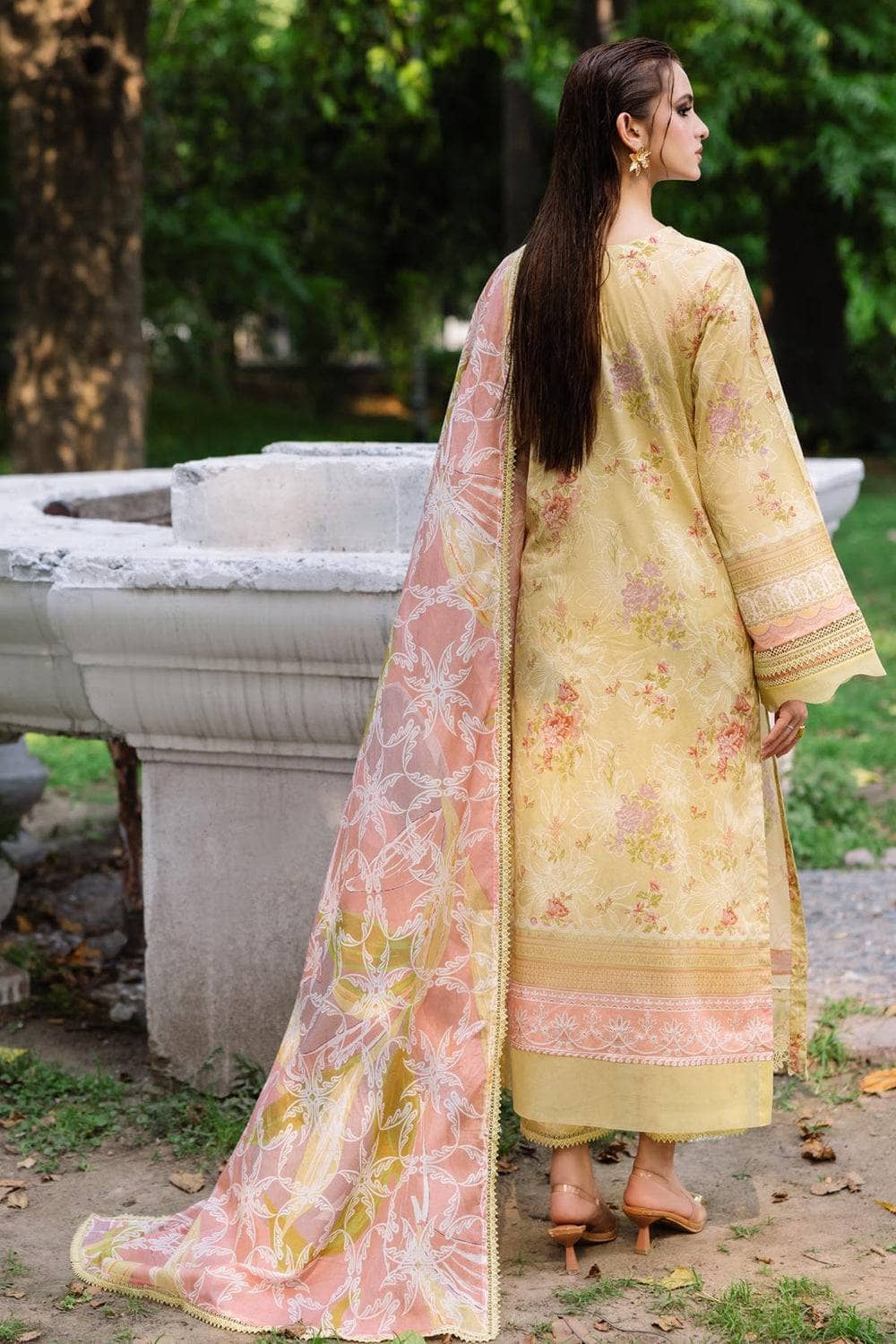 Nureh Daily Delight Chikankari Lace Collection/04