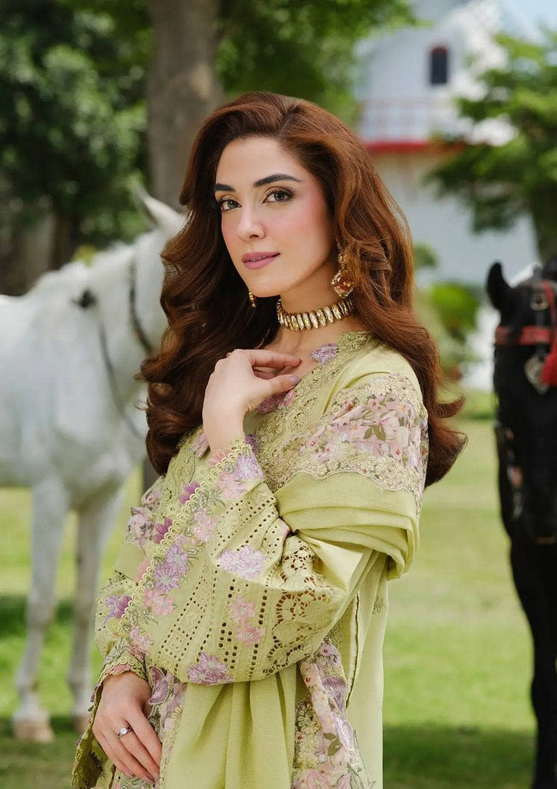 Elaf Luxury Lawn 25/ELH-1A PISTACIA/Apple Green