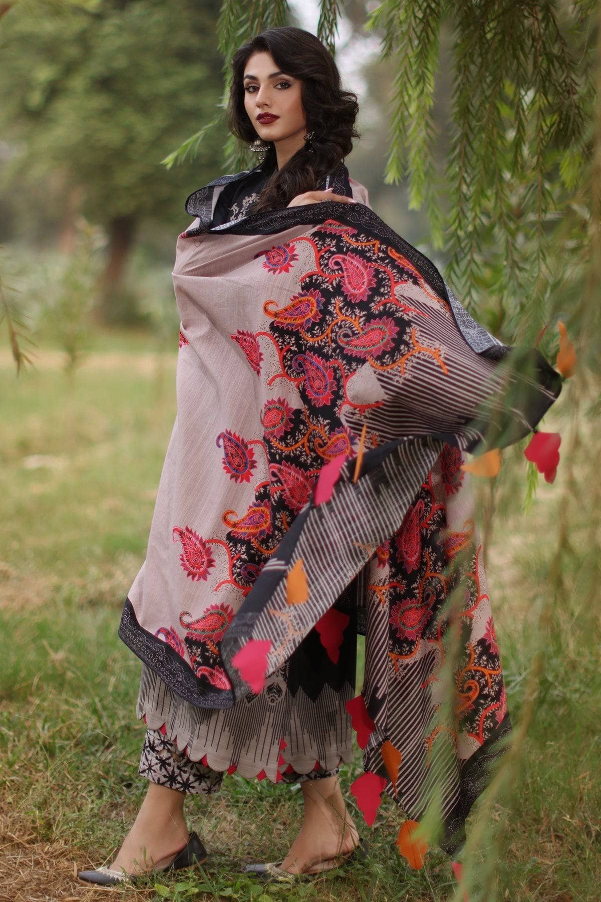 Charizma C Prints Fall Khaddar/CPW4-09