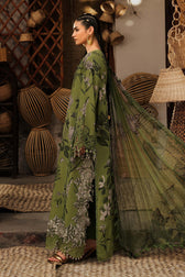 Maria B M Prints/Fall Edit 26/9 B/Dobby Linen Suit/Green