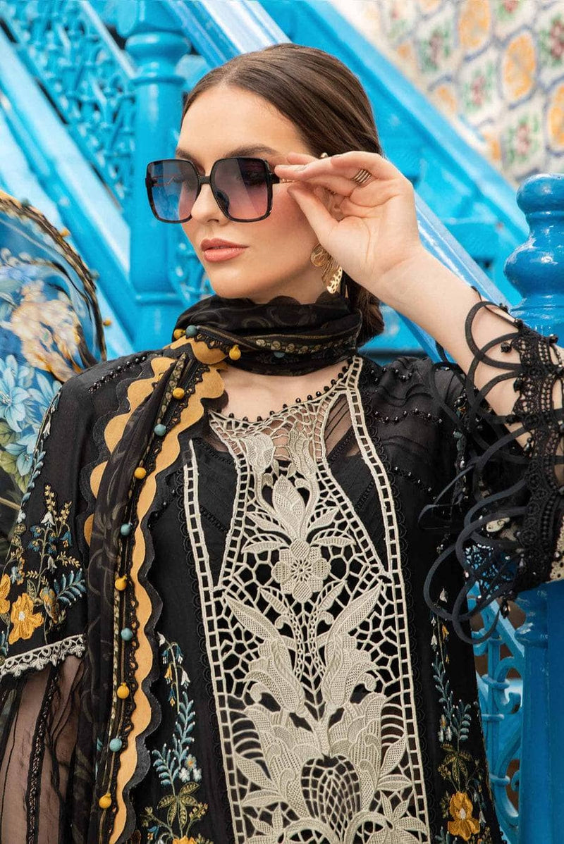 Stitched Look of Unstitched Maria B Lawn 24/15B/Size - S M L XL