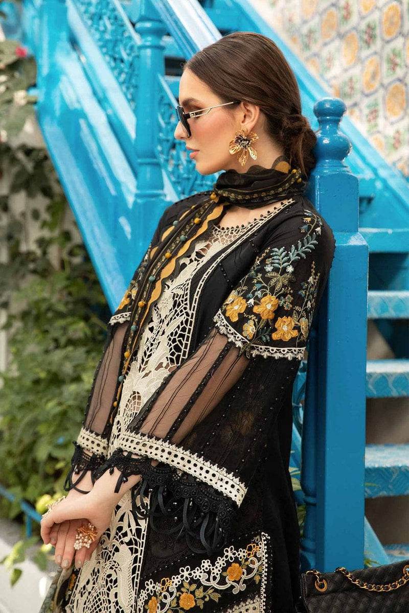 Stitched Look of Unstitched Maria B Lawn 24/15B/Size - S M L XL