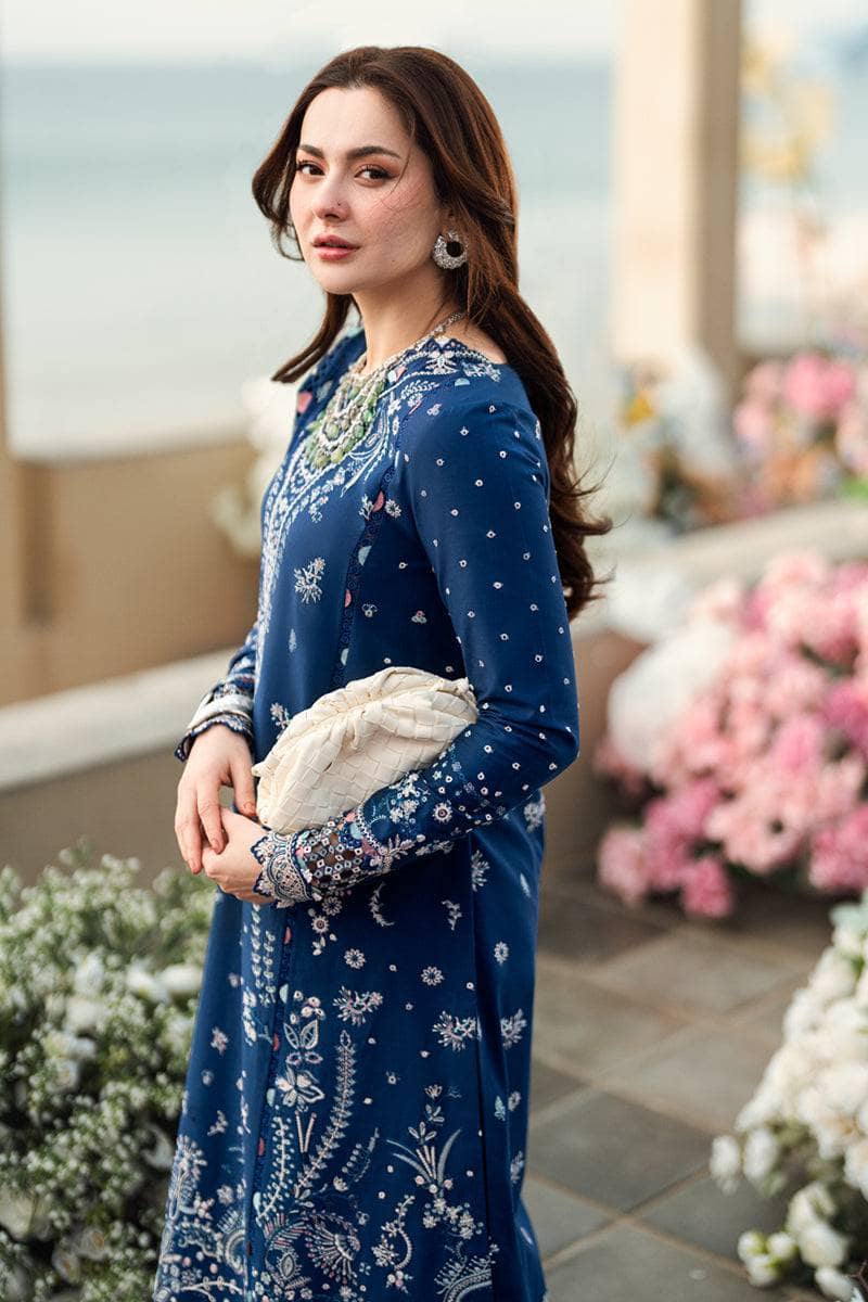 Restocked/Qalamkar Sahil Luxury Lawn 25/FK-05 AURORA