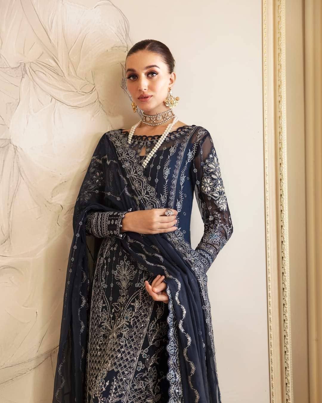 Gulaal Embroidered Chiffon/Evara/03