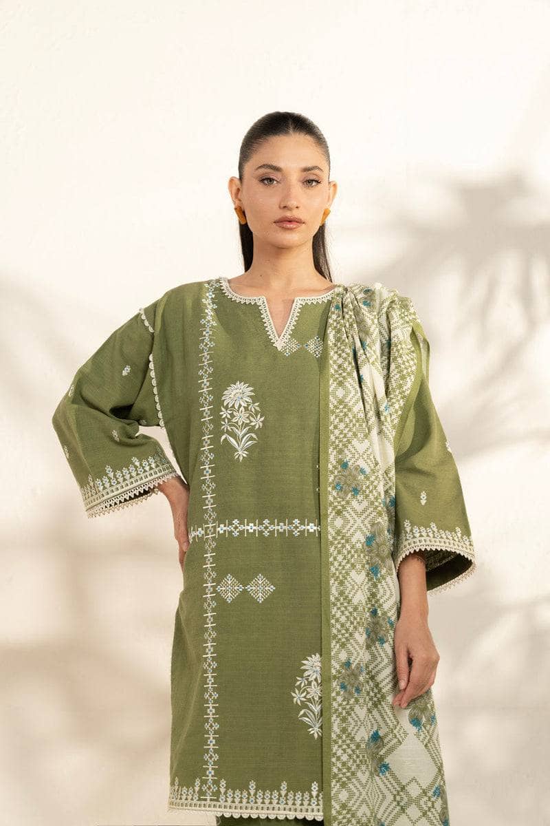 Al Karam Winter 25/RTS | SHIRT, Trouser & Dupatta