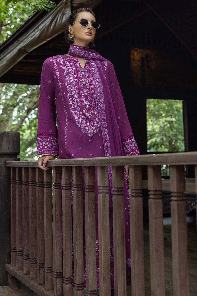 Restocked/Mushq Nuvera Hemline Raw Silk/Avenelle/Dark Purple