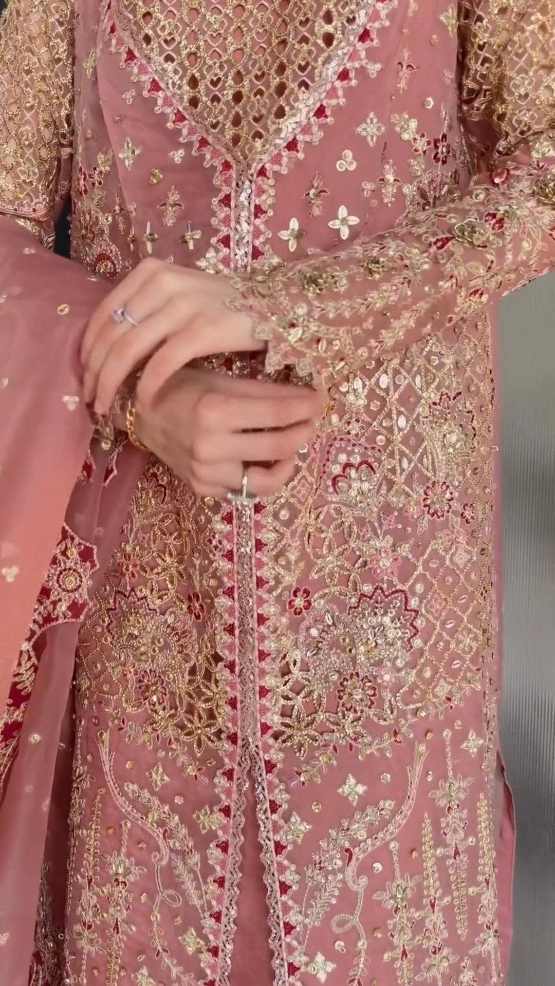 Spotted in Qalamkar Wedding Formals/Hand Work/RF-02 SALEHA