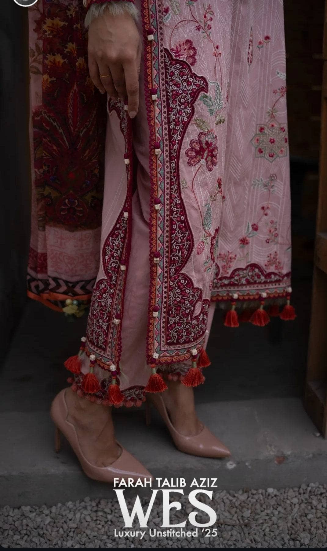 Spotted in Farah Talib Aziz Lawn 25/Pricsilla Tea Pink