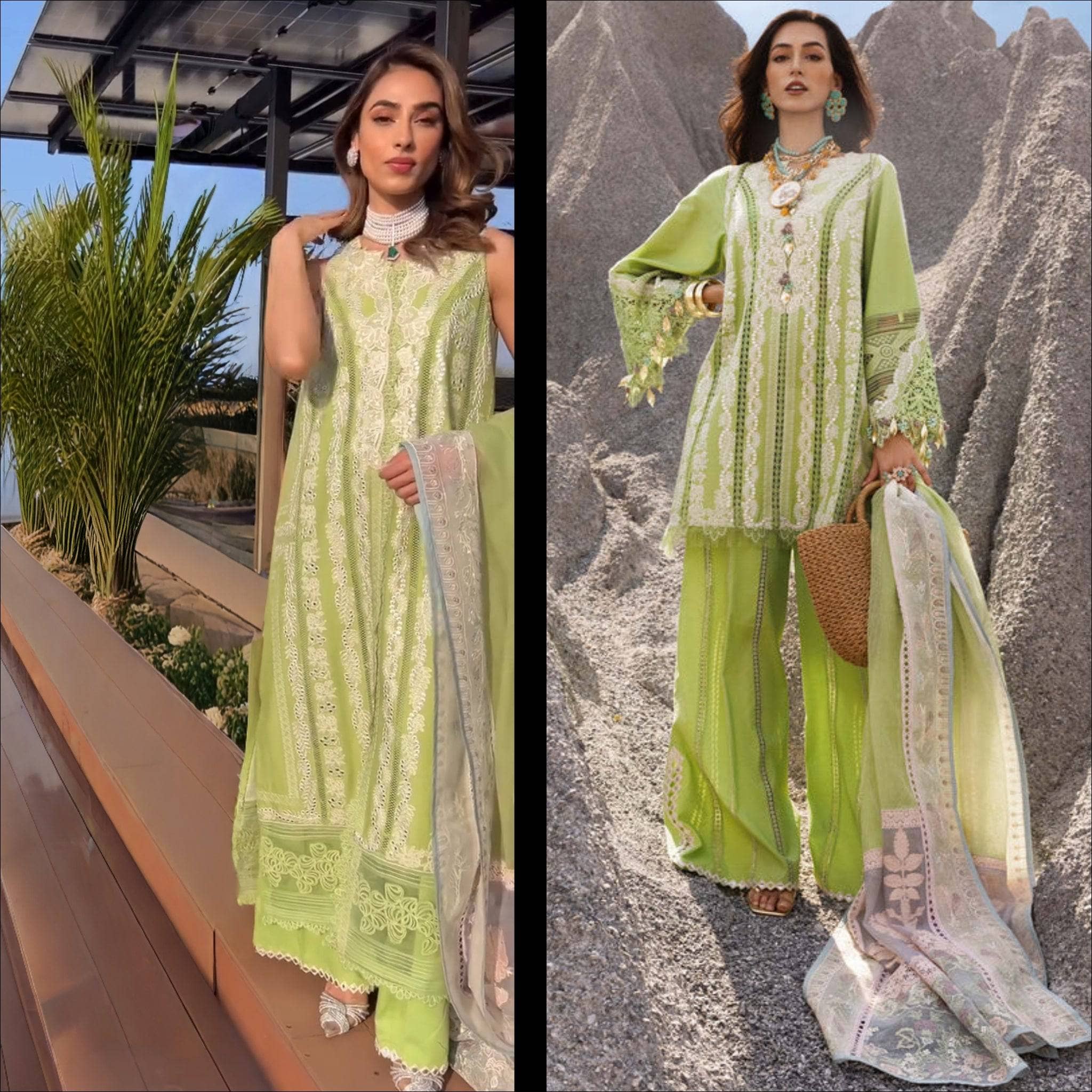 Spotted in Saira Shakira Lawn 25/NADINE-B/Pear
