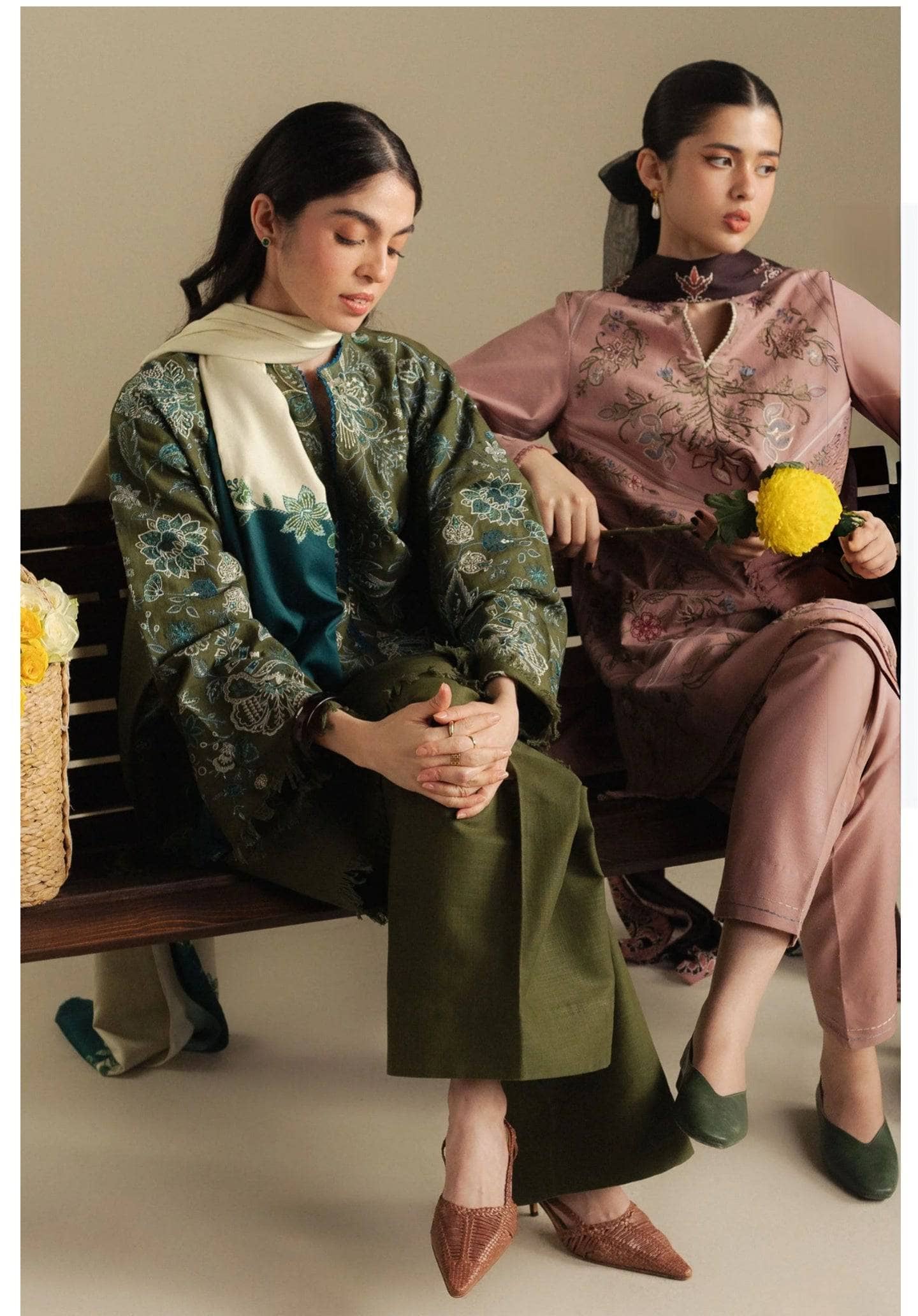 Restocked/Coco by Zara Shahjahan Winter 25/Mist 2A