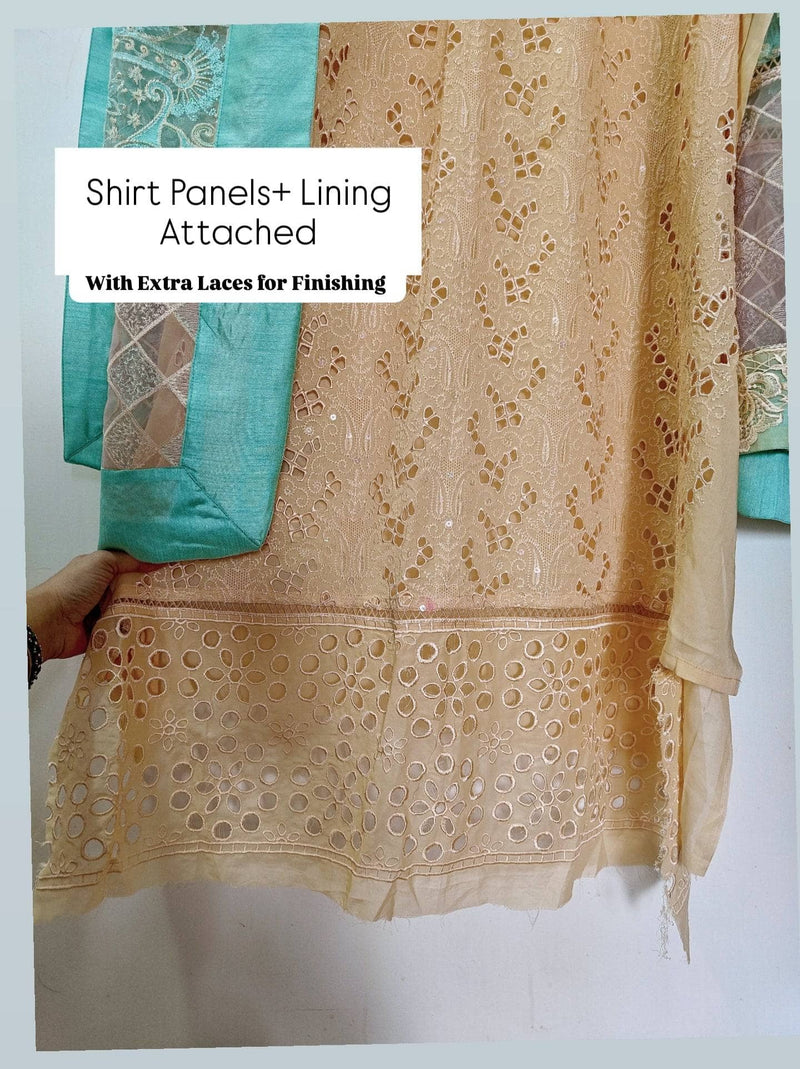 Semi Stitched/Nureh Swiss Voil/FEROCE - NE-74