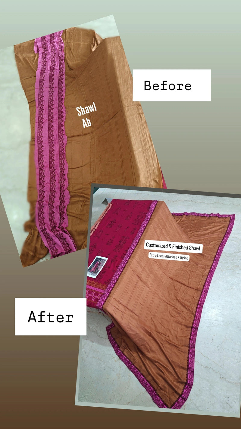 Semi Stitched/Open Pic/Charizma Poshima Leather Peach/PS 01