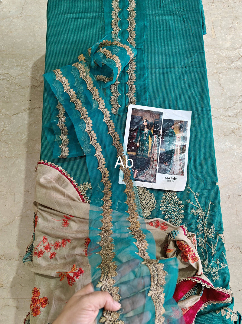 Open pic/Semi Stitched/Charizma Masakali Signature/Embroideried Shawl/MSK 04