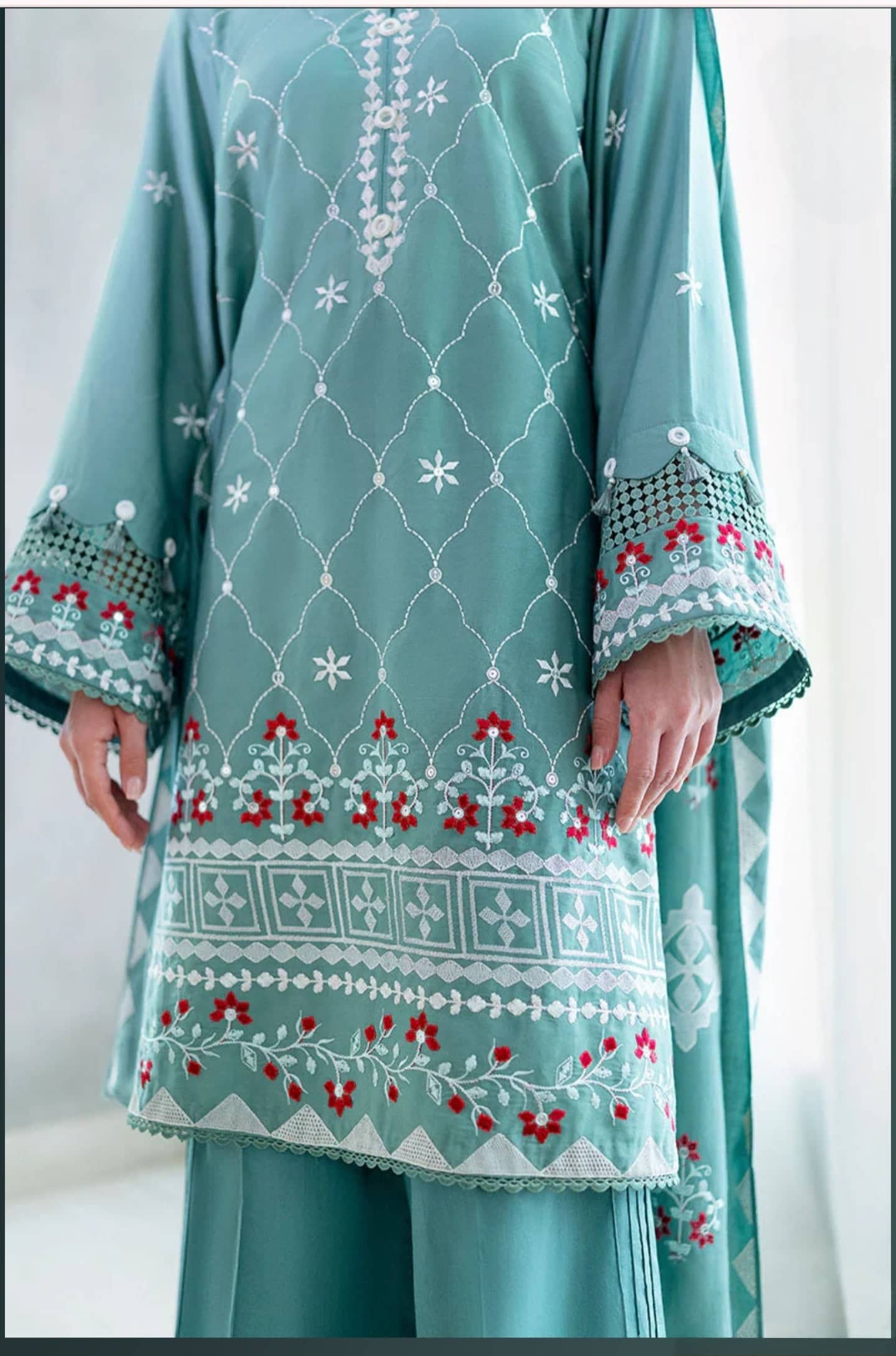 Cross Stitch Cotton Satin 25/Sage Bloom/Sea Green