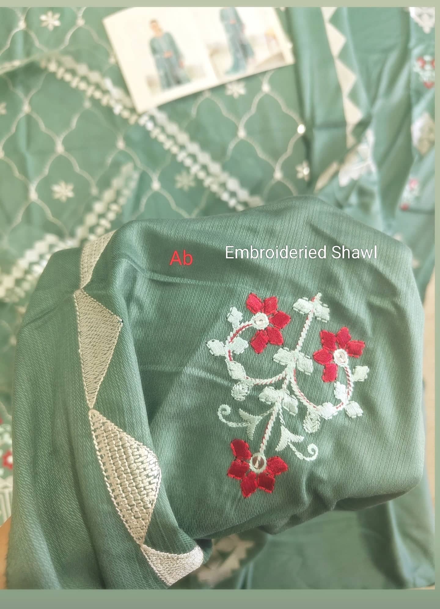 Open Pic/Cross Stitch Cotton Satin 25/Sage Bloom