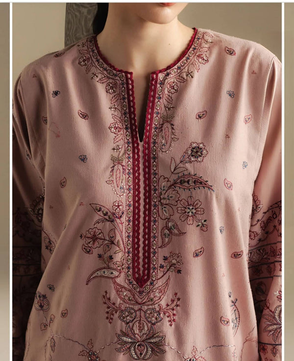 Coco by Zara Shahjahan Winter 25/Bloom 6A/Salmon Pink