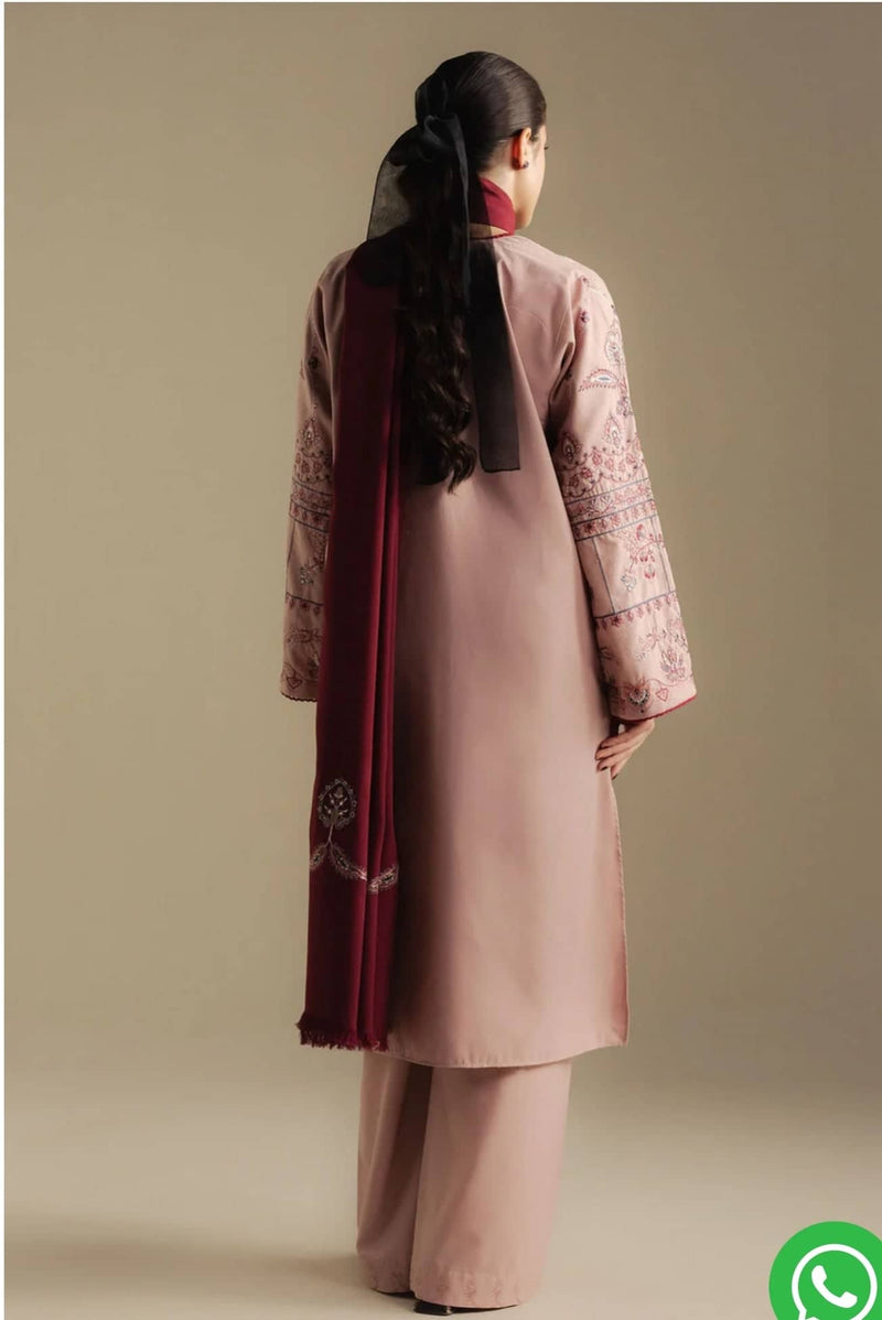 Coco by Zara Shahjahan Winter 25/Bloom 6A/Salmon Pink