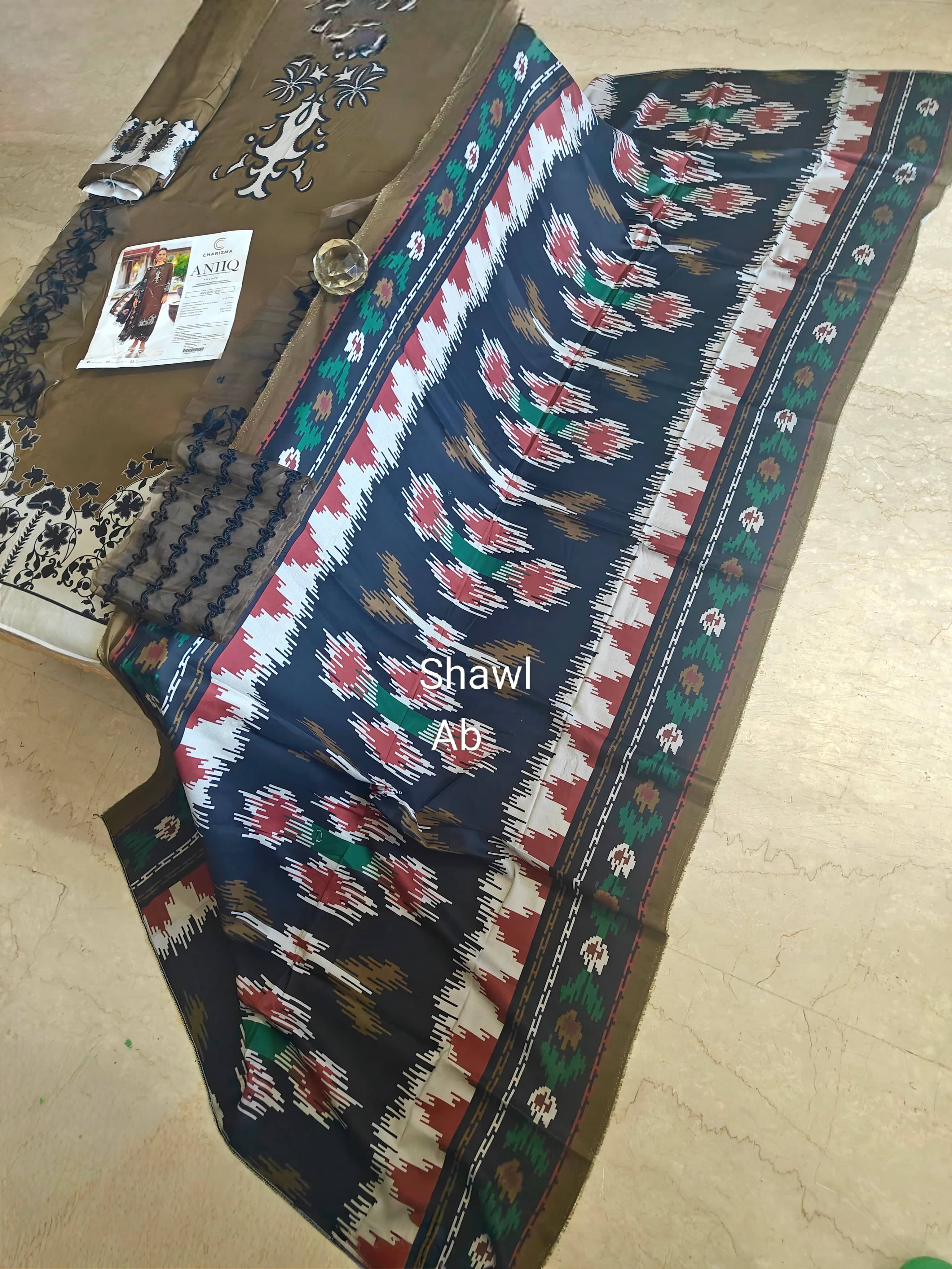 Open Pic/Charizma Aniiq 25/Staple Shawl Collection-