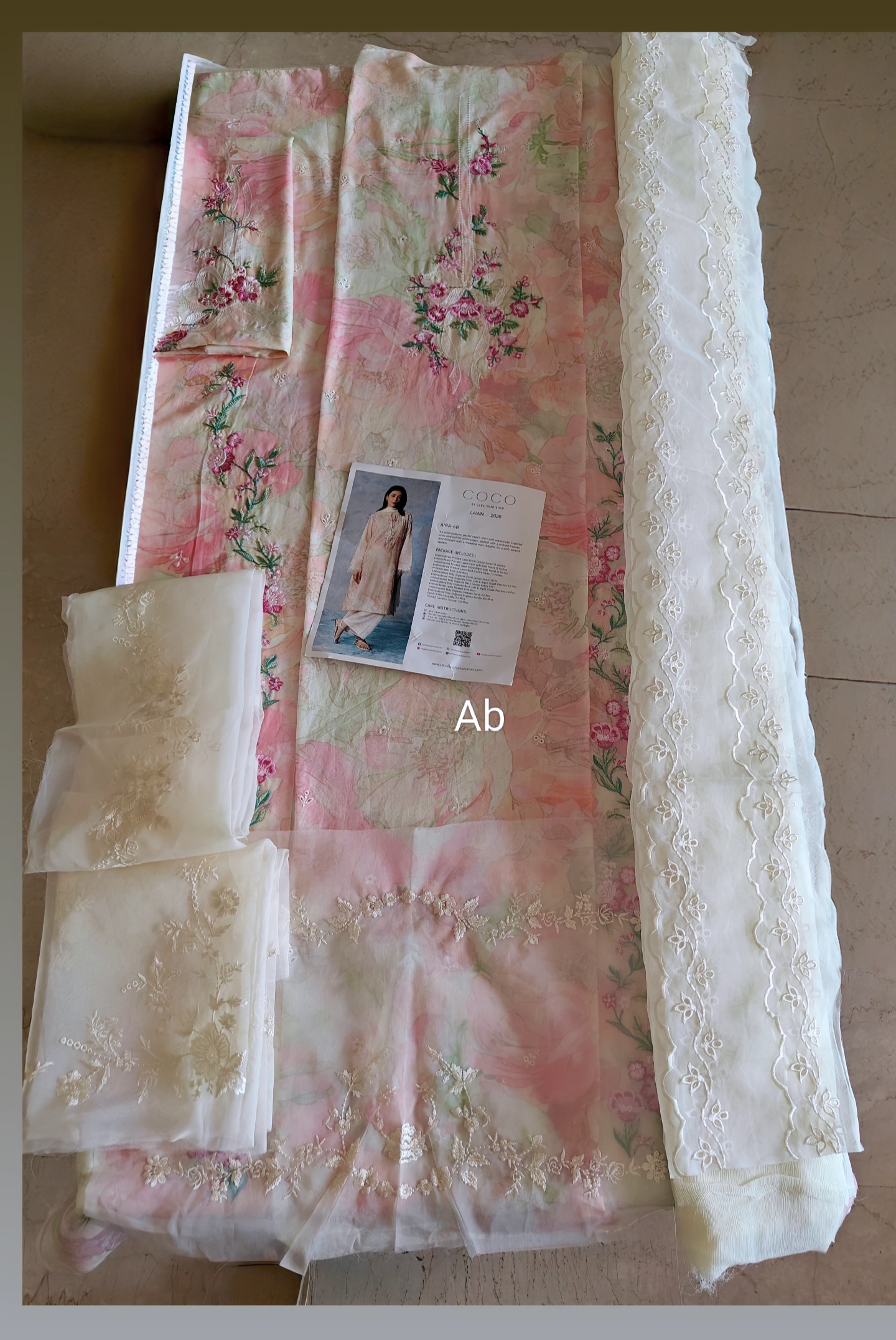 Open Pic/Zara Shahjahan Coco Lawn 26/Aira-6B