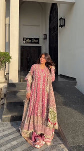 Spotted in  Afrozeh Dastangoi Formals 26/Riwayat/Rose Pink