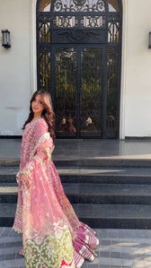 Spotted in  Afrozeh Dastangoi Formals 26/Riwayat/Rose Pink