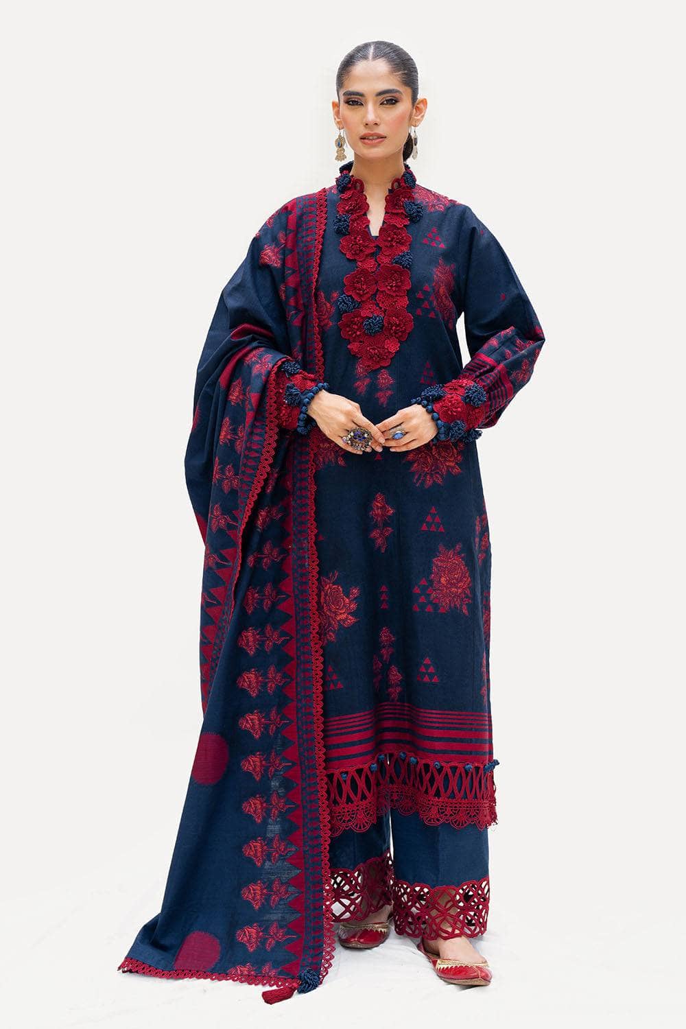 Gul Ahmed Luxe Winter/MJ 52029/Jacquard Shawl