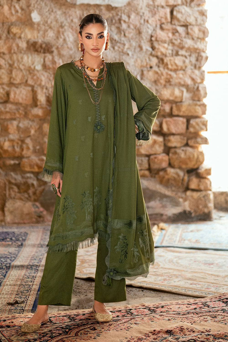 Gul Ahmed Luxe Winter/MJ 52030/Karandi Velvet Yarn Jacquard Shawl