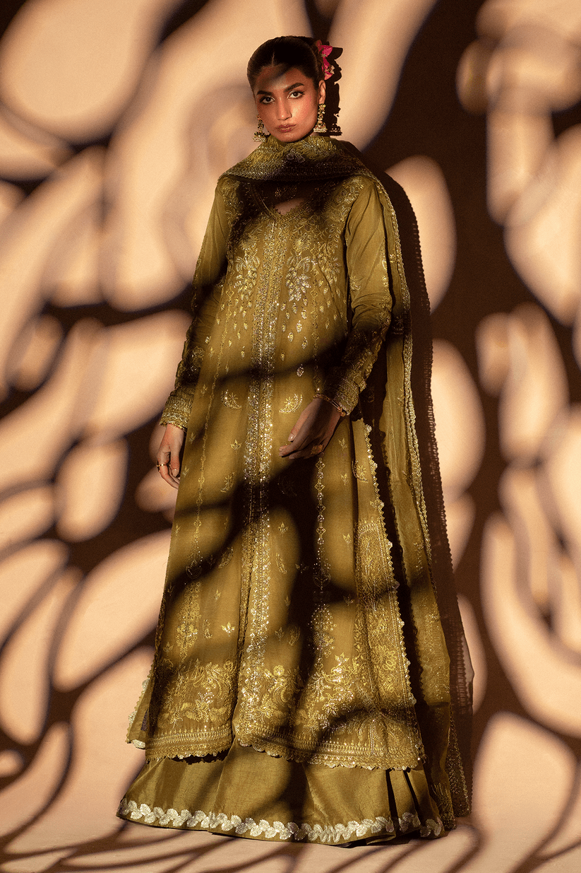 Emaan Adeel Selene Korean Raw Silk/Aurelia