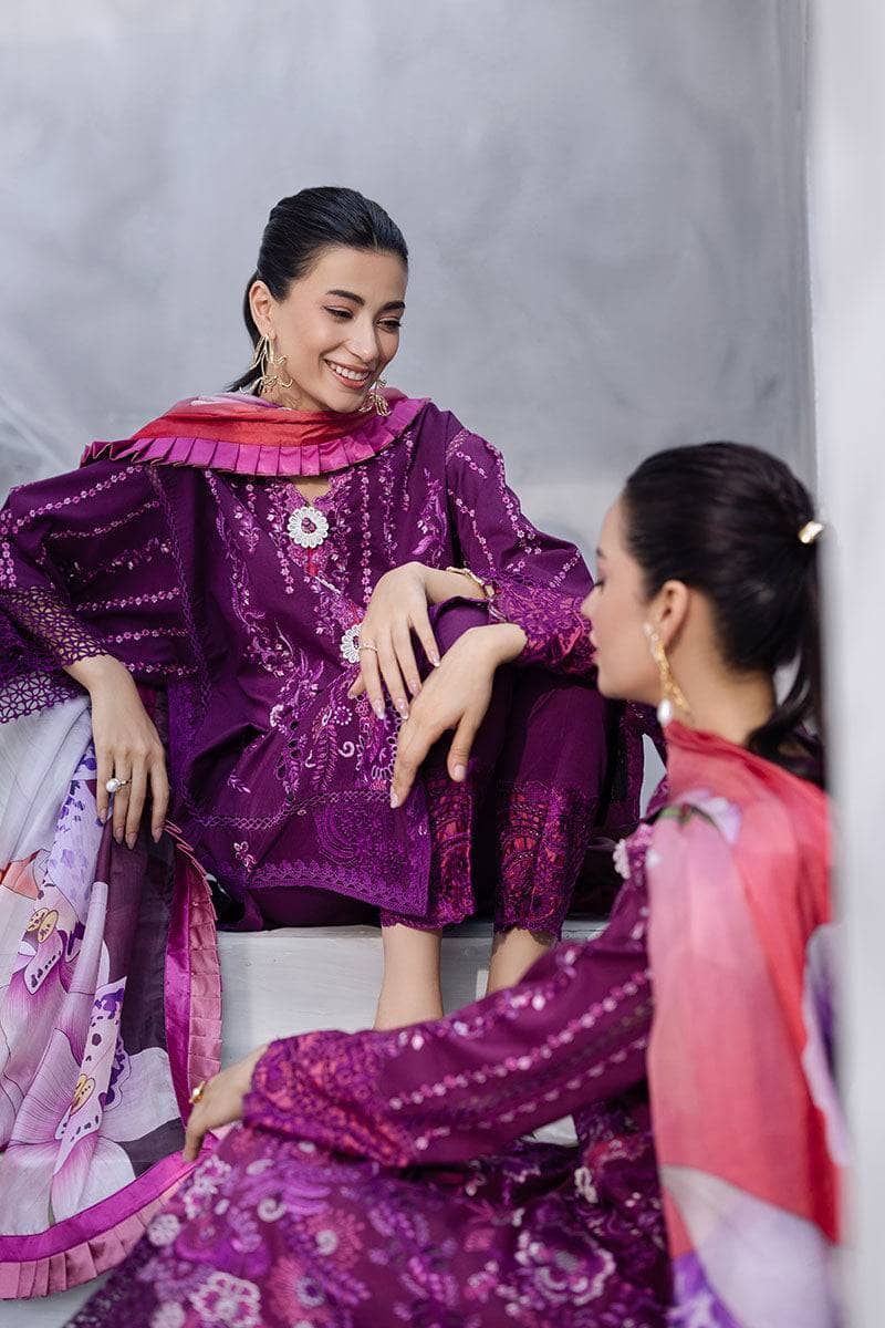 Restocked/Mushq Manaram Lawn 25/Eternal Beat/Plum