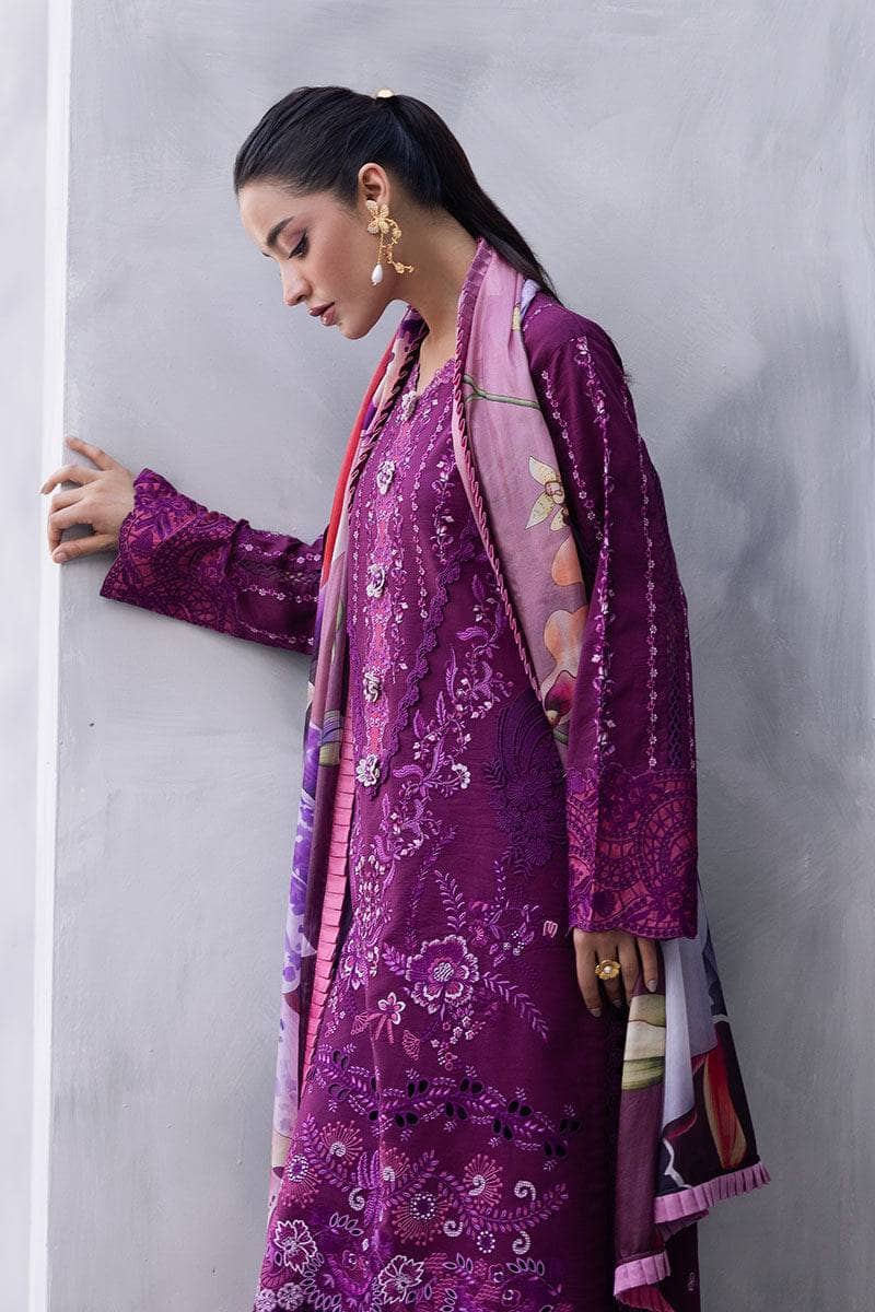 Restocked/Mushq Manaram Lawn 25/Eternal Beat/Plum