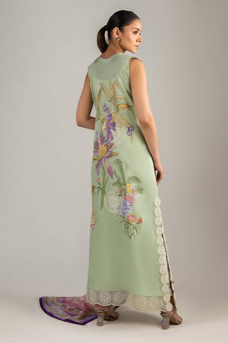 Restocked/Mushq Manaram Lawn 25/Beaming Drift/Mint