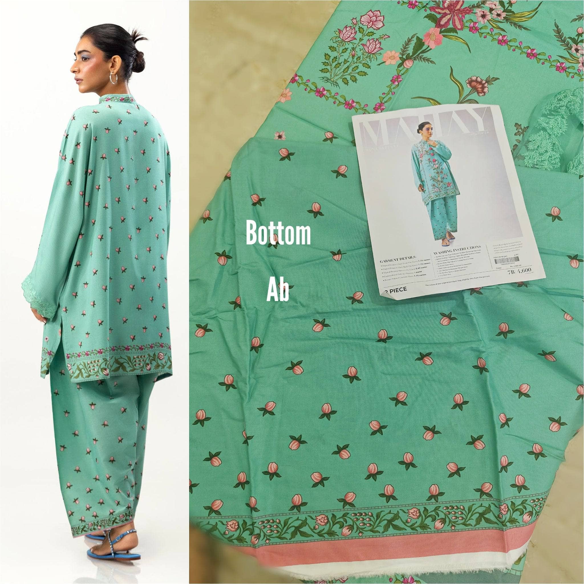 Restocked/Sana Safinaz Mahay Fall Edit/Shirt Bottom/7B