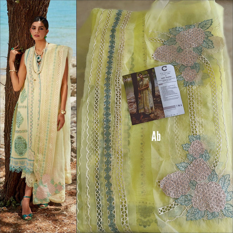 Open Pic/Crimson/Medley of Lace/7 B/Lemon