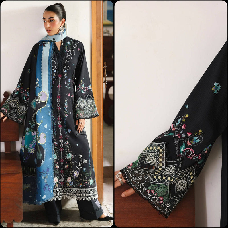 Spotted in Qalamkar Q Print Fall 25/25/QW-06 (B) SKYE