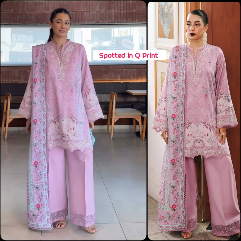 Spotted in Qalamkar Q Print Fall 25/QW-03 (A) ELVIRA