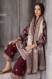 Gul Ahmed Arctic Aura/Khaddar/K 62058
