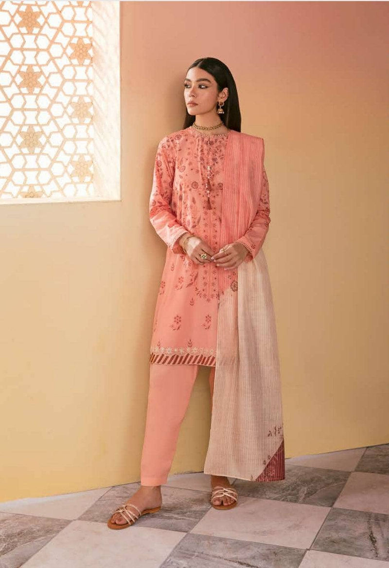 Cross Stitch Eid Lawn/Blush Peach