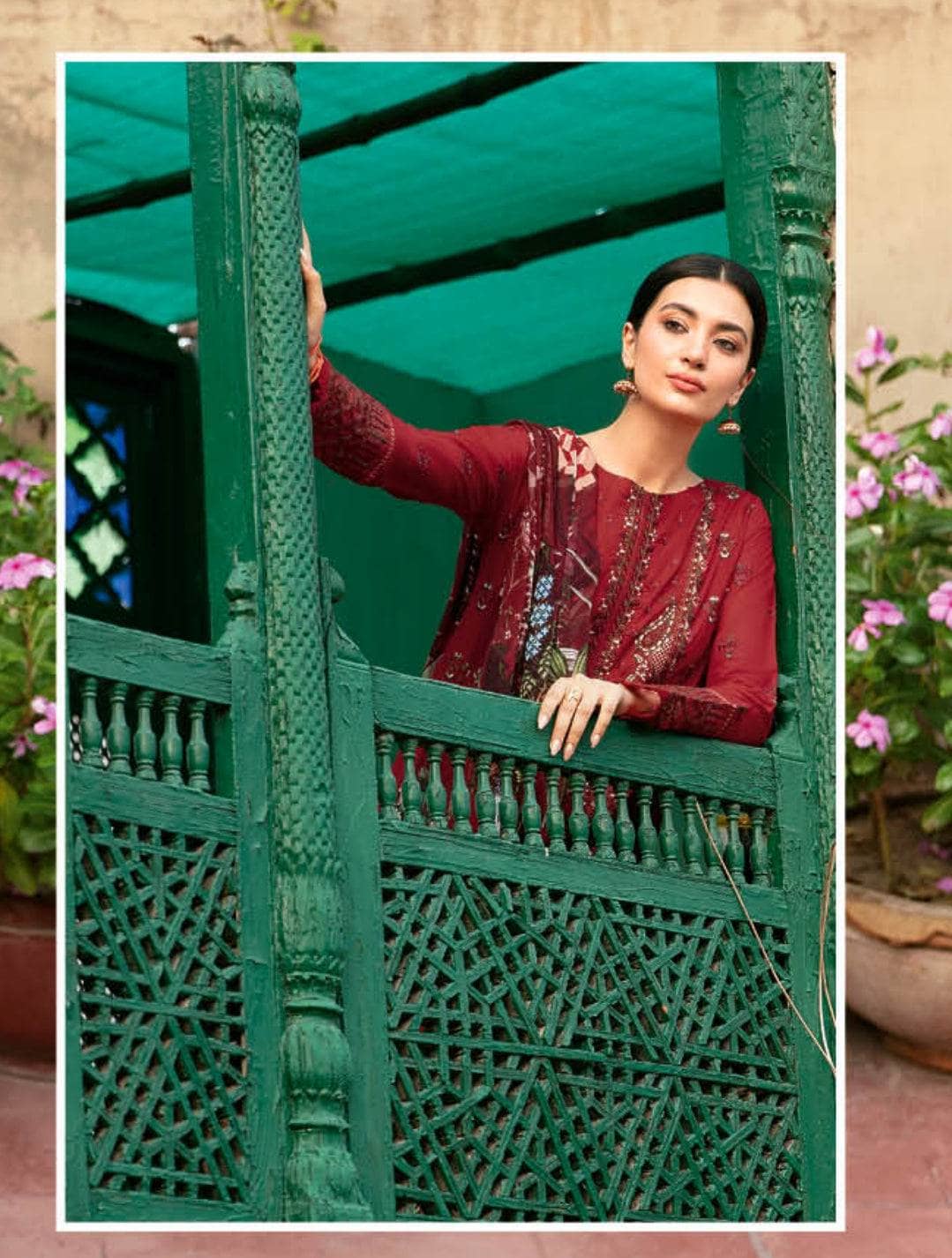 Restocked/Mashaal Lawn by Ramsha 24/Chiffon Dupatta