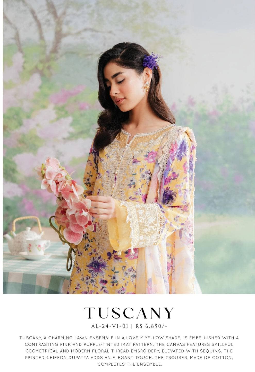 Restocked/Afrozeh Floral Charm/Tuscany/10