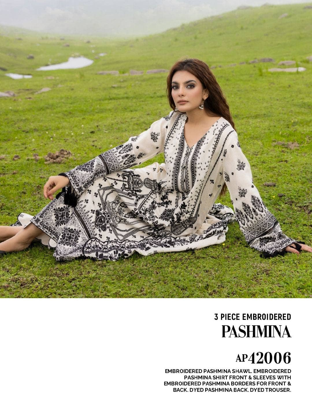 Gul Ahmed Winter 24 Vol 2/Pashmina/AP42023