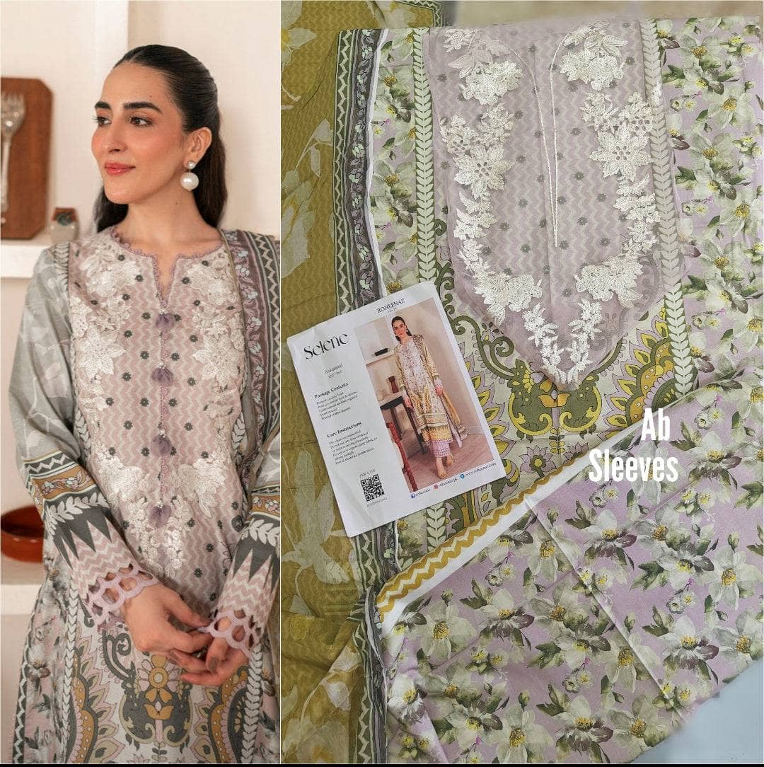 Roheenaz Selene Cambric Chiffon Dupatta