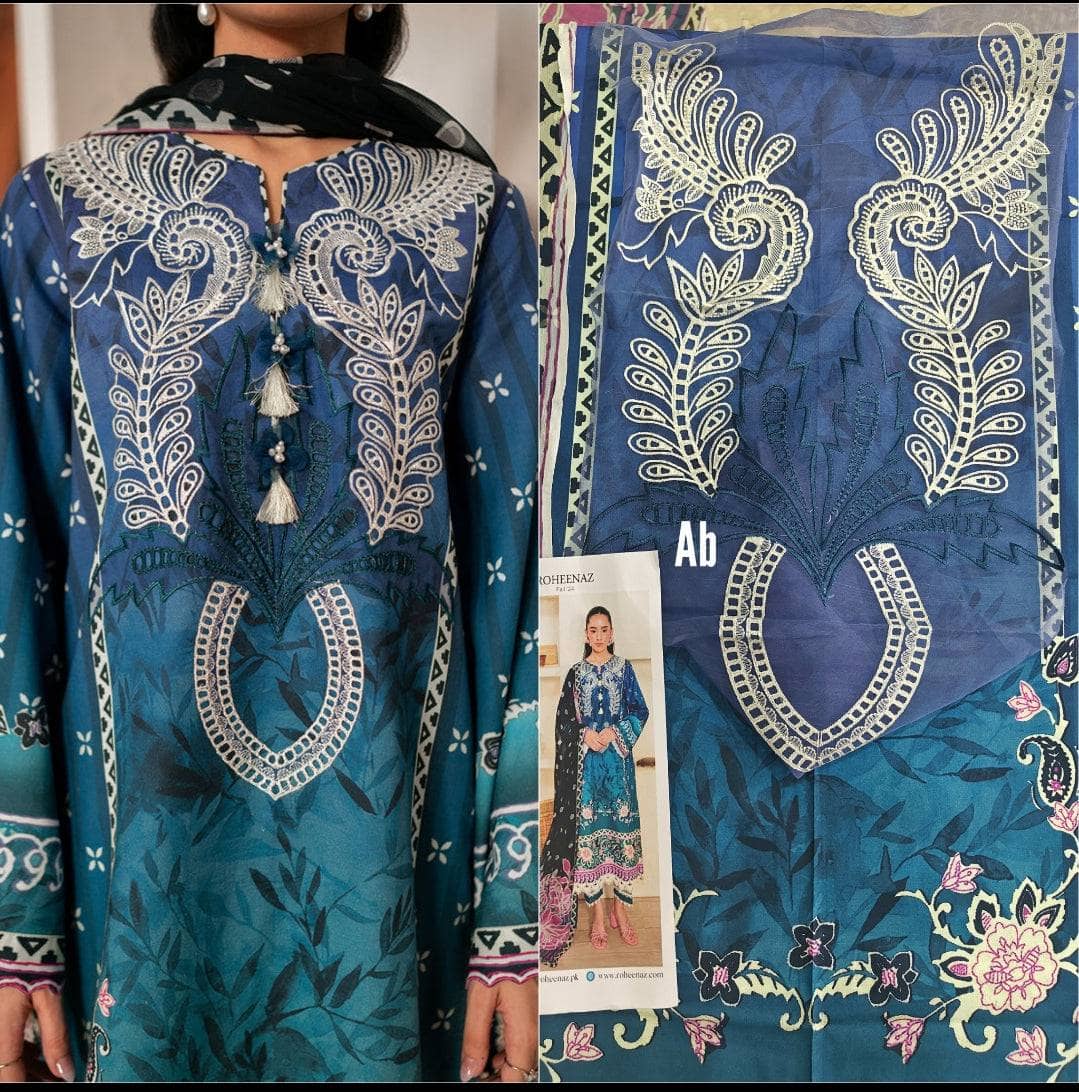 Roheenaz Selene Cambric Chiffon Dupatta