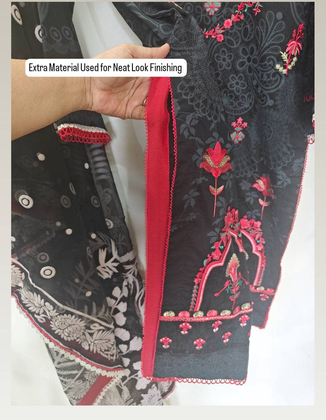 Stitched/So Kamal Stitched Lawn/Awwal Pret/Kashmir Ki Kali (B)/Large