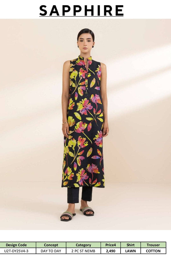 Sapphire Day To Day Lawn 25/Shirt Bottom Set