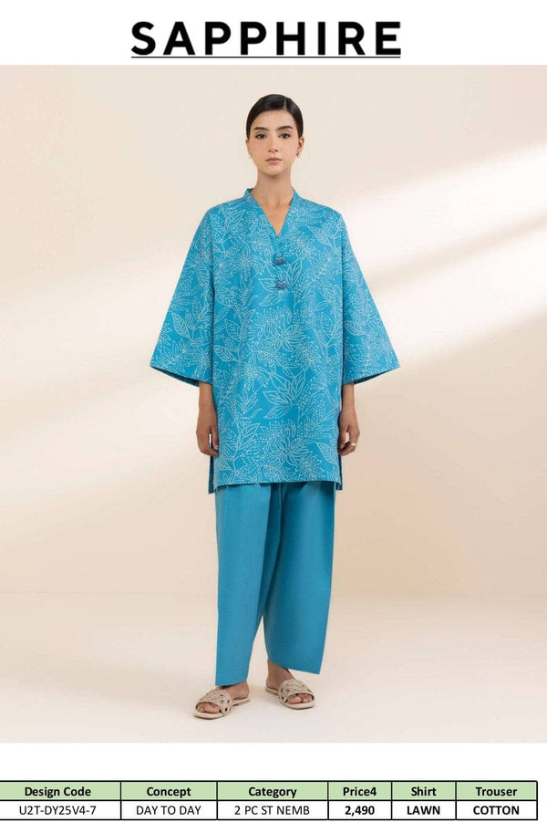 Sapphire Day To Day Lawn 25/Shirt Bottom Set